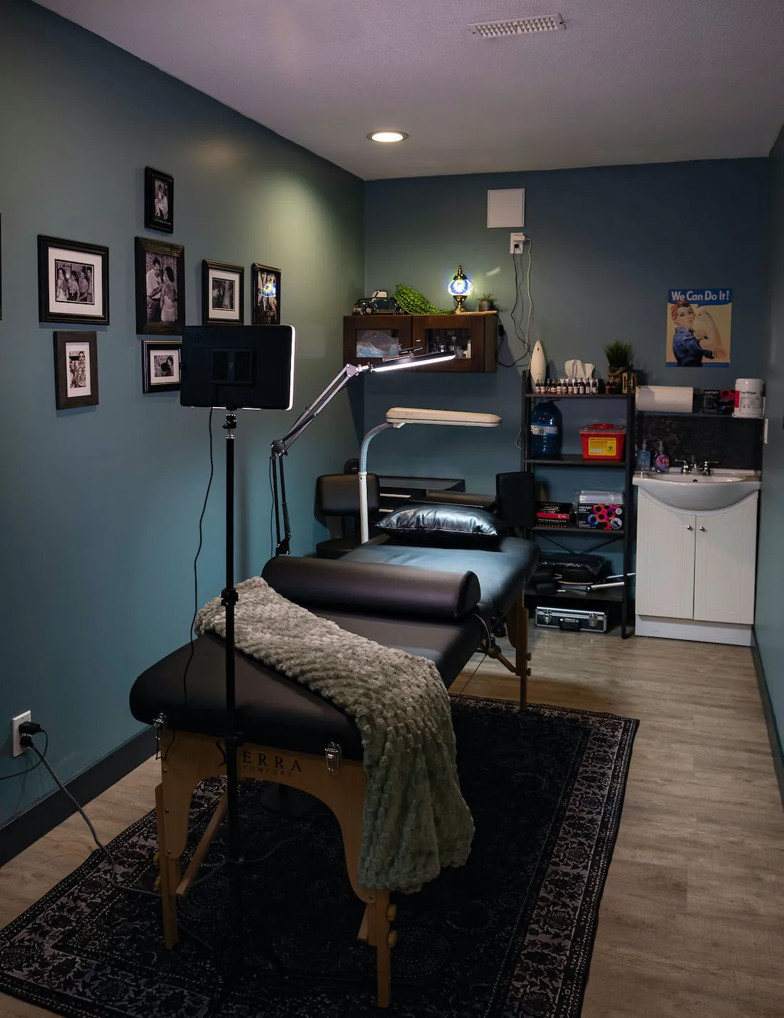 aesthetic permanent makeup service room in Kelowna, BC