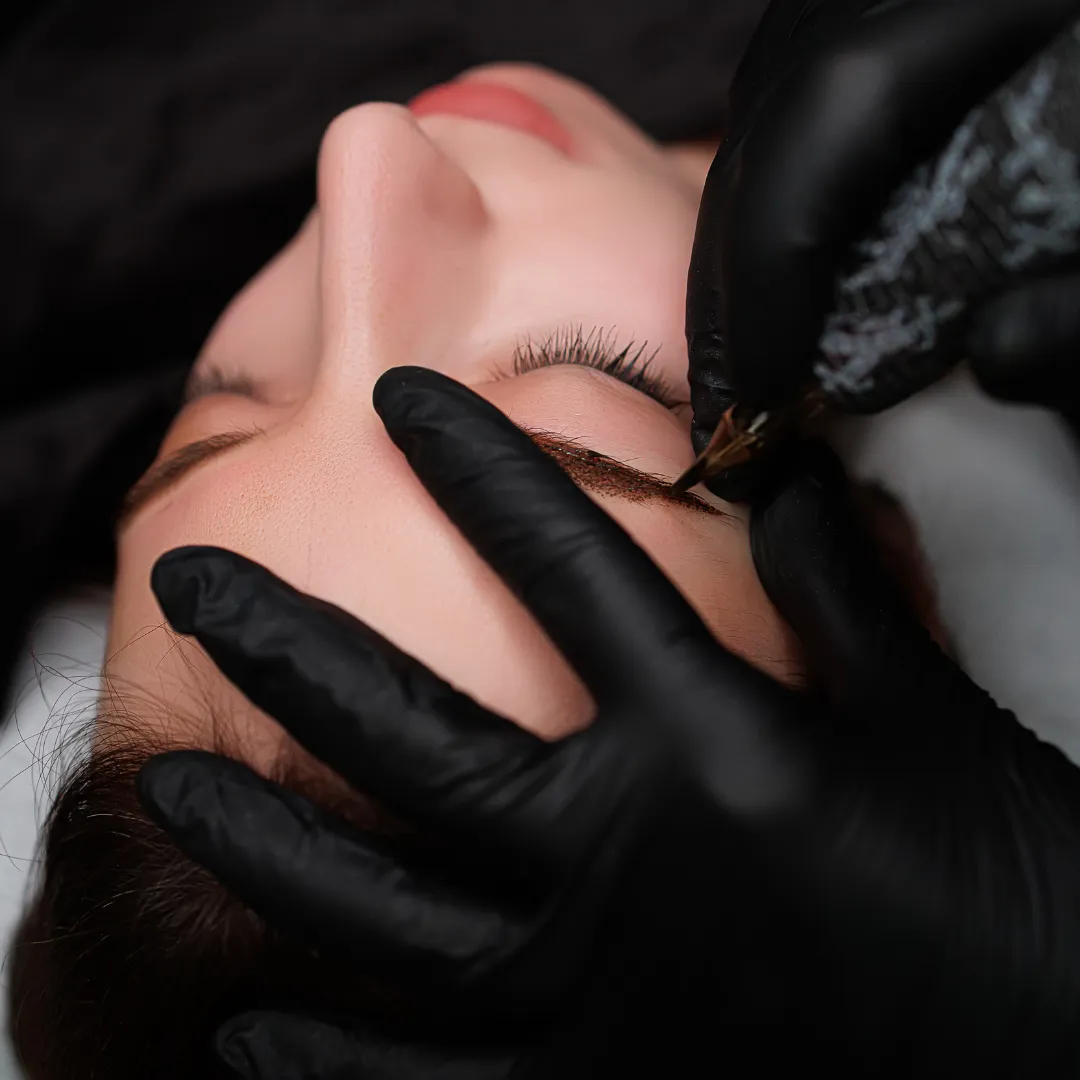 powder brows permanent makeup in Kelowna example